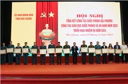 UBND tỉnh Bắc Giang triển khai nhiệm vụ quốc phòng địa phương năm 2024